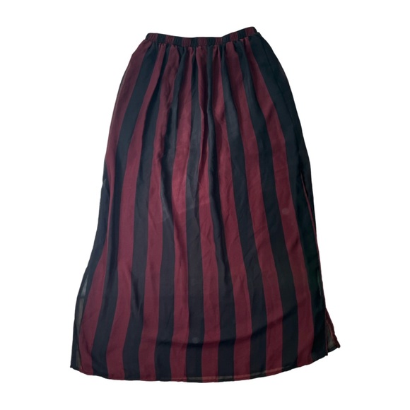 Forever 21 chiffon Maxi side slits skirt 💙3/$30💙 - Picture 4 of 7